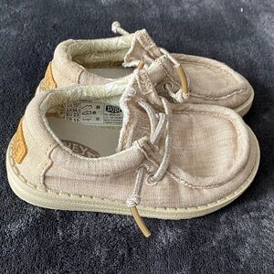 Hey Dude Kids Moccasins in Tan